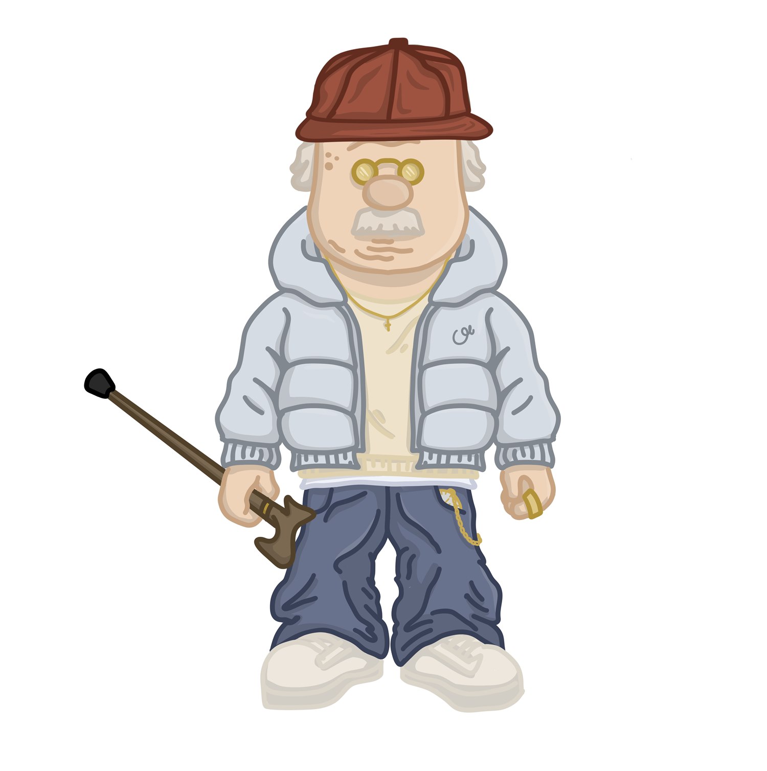 The Grmps — ilustración original del GRMP